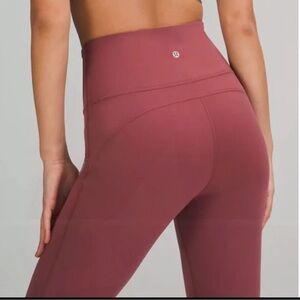 Lululemon Burgundy Leggings